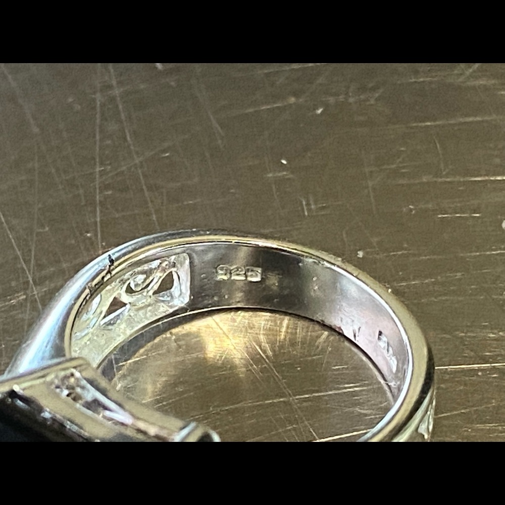 Smoky Quartz Rectangular Statement Ring In 925 St… - image 5